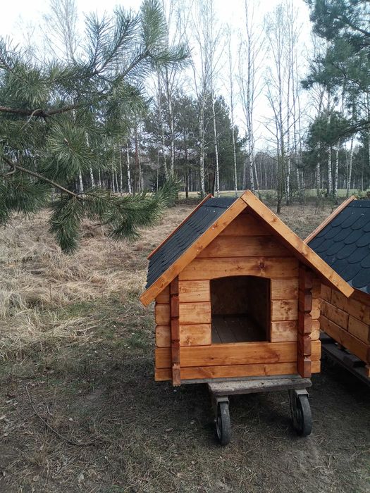 Buda  dla psa owczarek ocieplana