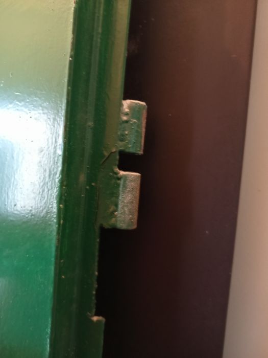 Drzwi skrzydło stalowe, metalowe, blaszane.