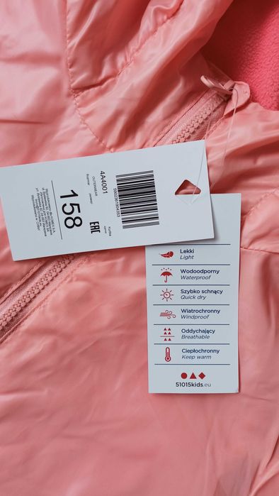 Nowa przejściowa kurtka płaszcz dla dziewczynki 5.10.15 rozmiar 158