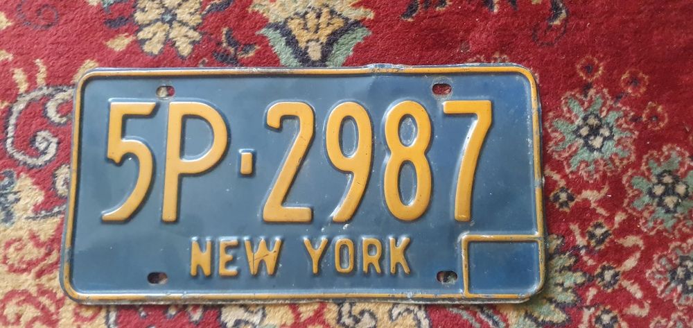 New York tablica rejestracyjna usa oryginal