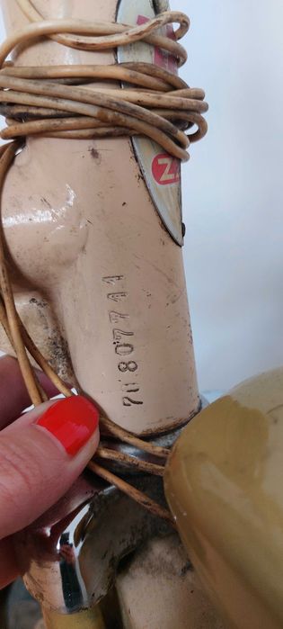 Rower karat PRL składak