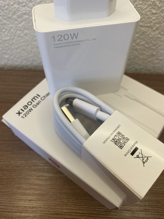 Турбо зарядка Xiaomi 120W блок + кабель комплект зарядное сяомі сяоми