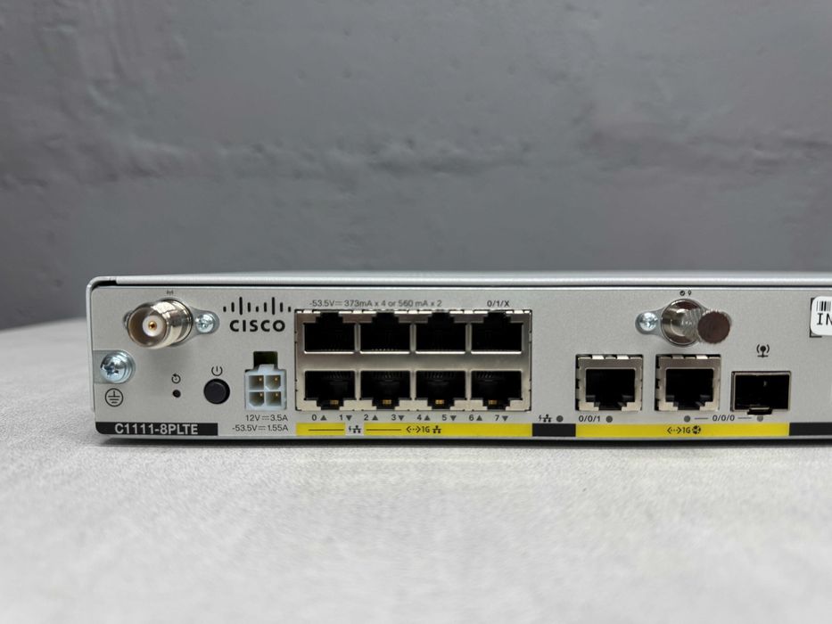 Маршрутизаторы Cisco C1111-8PLTEEA(Permanent лицензии) безнал/гарантия