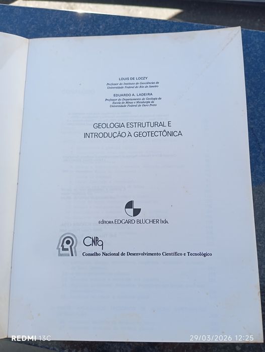 Livro  Geologia estrutural e introdução a Geotectonica
