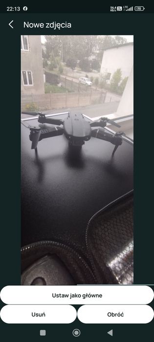 Dron składany / Mini drone Pro + etui (Stan idealny)