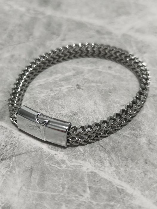 Pulseira Hip Hop Prateada