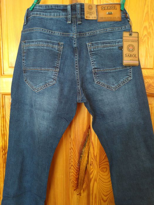spodnie męskie jeansy XL  36/34