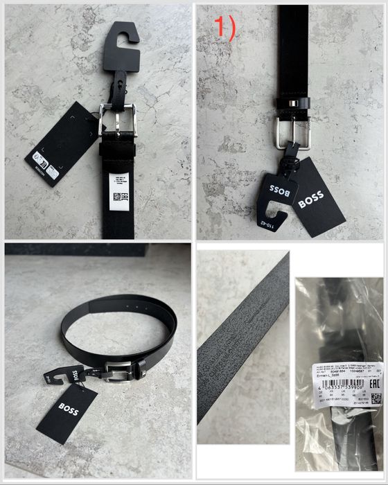 Чоловічий шкіряний ремінь Boss Розмір 36,38,40,42,44 ремень пояс кожа