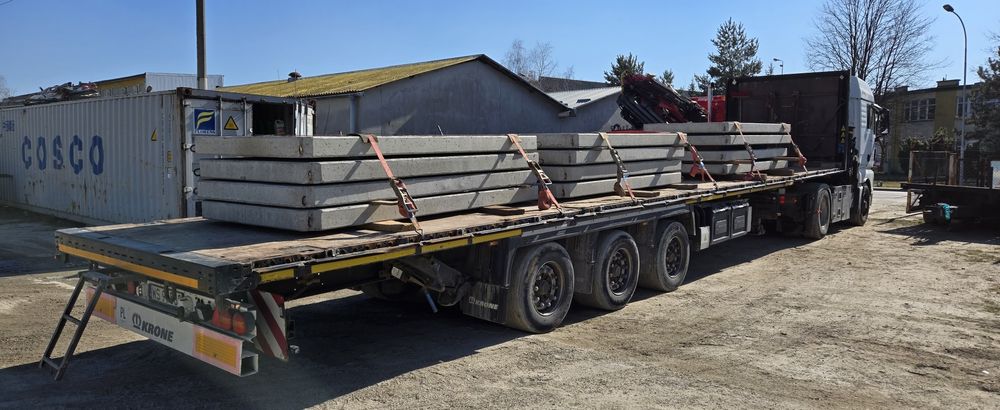 Płyty betonowe drogowe 300x150x15 zbrojone nowe transport hds