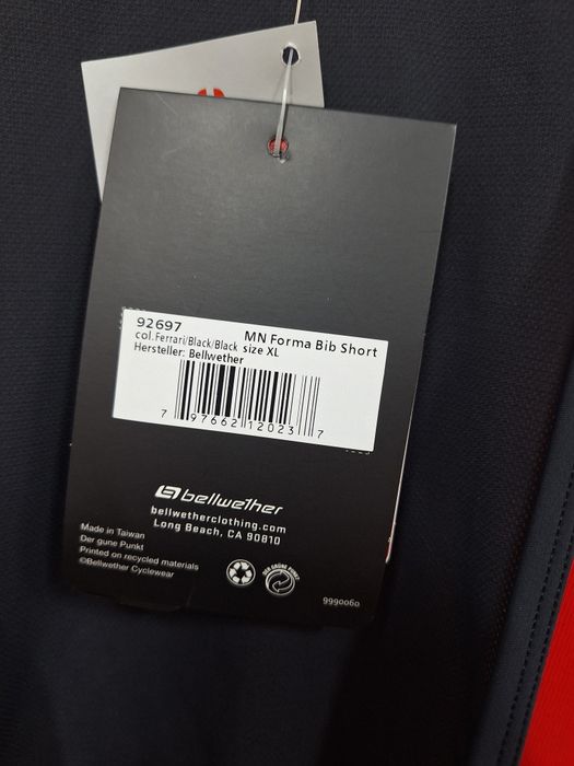 Spodenki rowerowe BELLWETHER męskie XL
