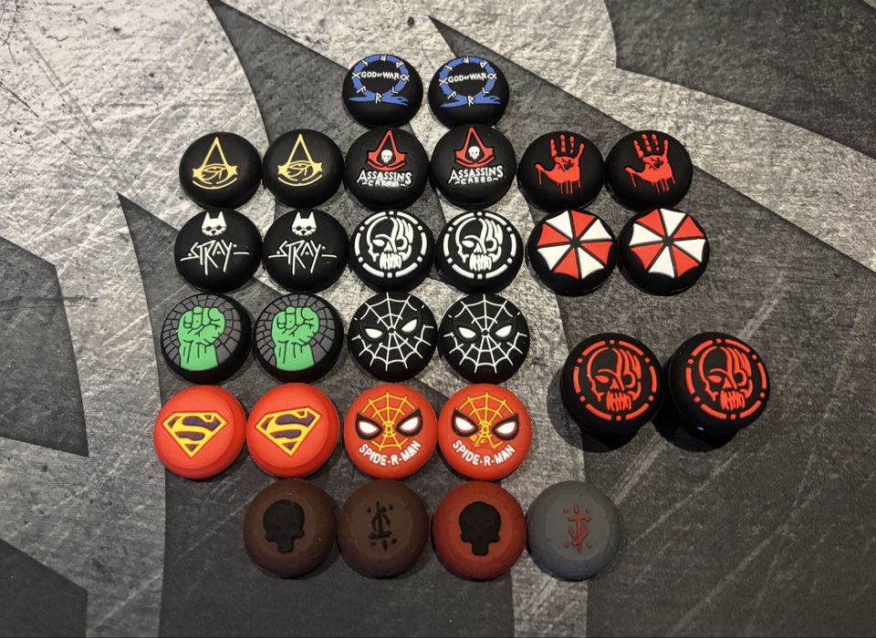 Накладки на стики PS1 - PS5, Xbox 360, Xbox One S, Logitech F710