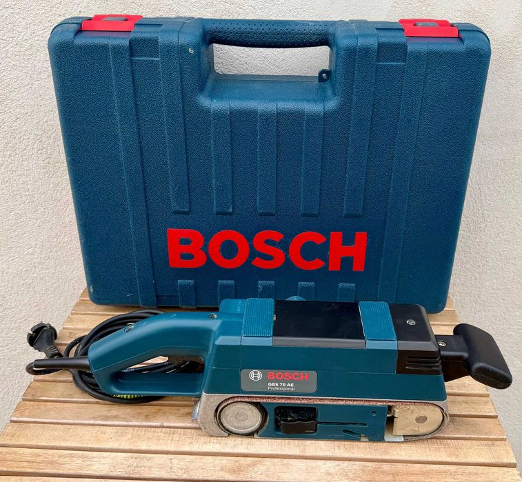 Lixadora de Cinta Bosch GBS 75 AE – 750W *Bosch belt sander*