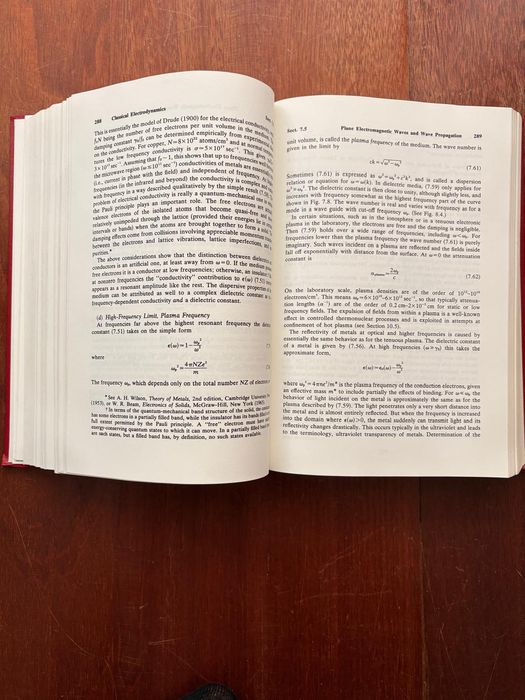 Classical Electrodynamics, 2nd ed, Jackson