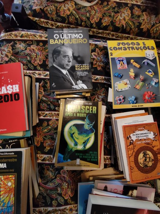 Lote de 118 livros novos e antigos