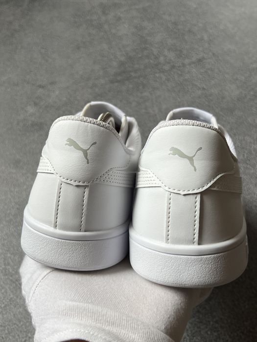 Чоловічі білі шкіряні кеди кросівки Puma оригінал розмір 44