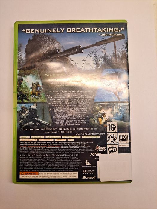 Gra Call of Duty 4 Modern Warfare / XBOX 360