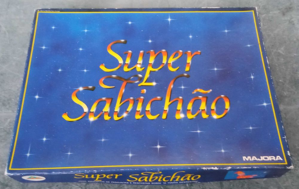 Jogo de tabuleiro "Super Sabichão" - Majora (1990)