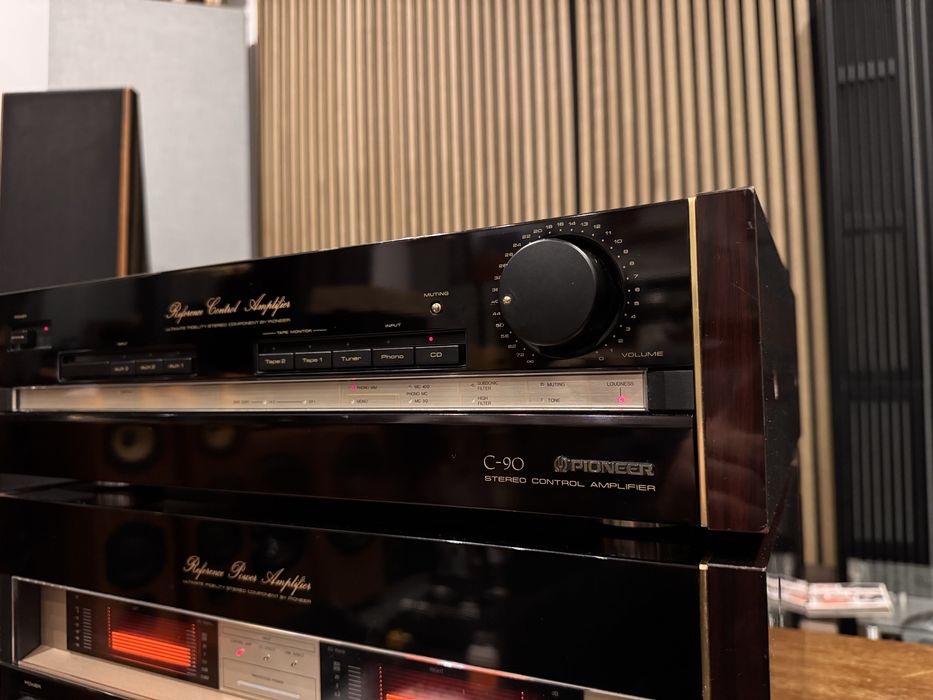 Pioneer M-90a C-90 koncowka przedwzmacniacz zestaw stereo Urushi