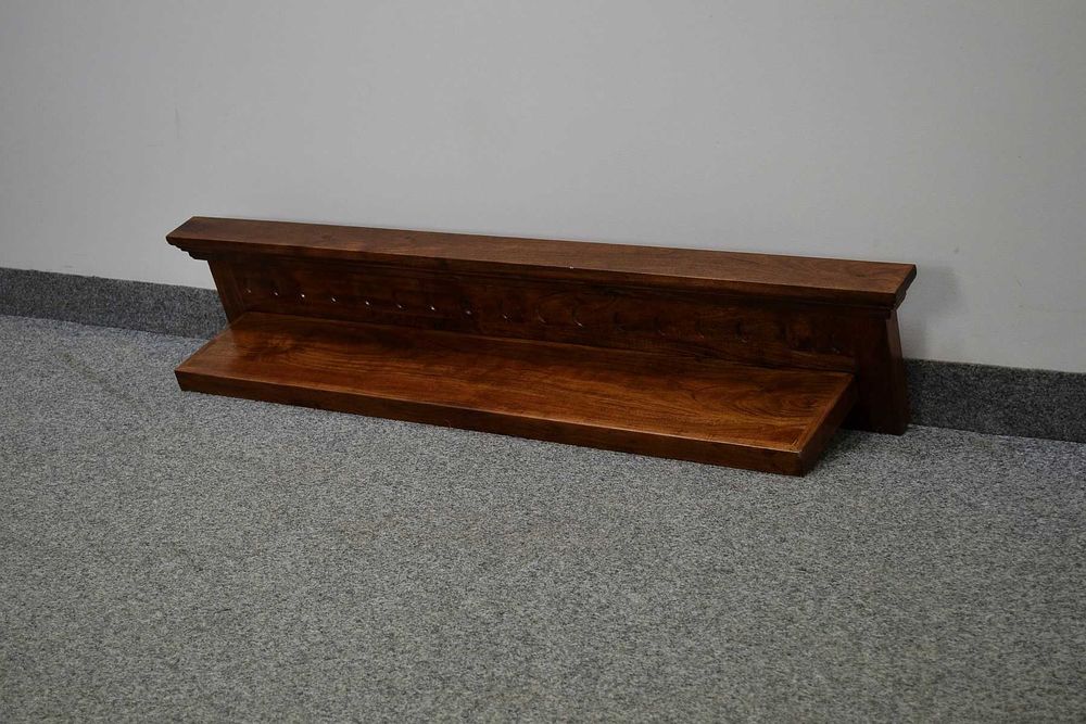 Drewniana półka na ścianę AKACJA seria OXFORD 124cm  II gat. -50%