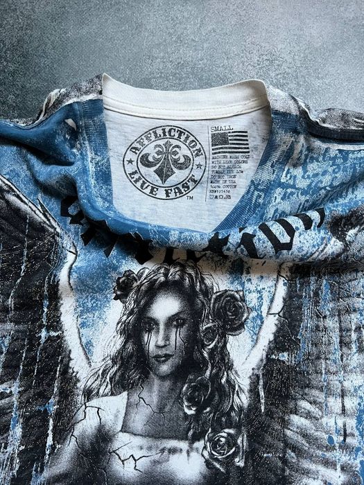 футболка Affliction оригінал sk8 y2k mma