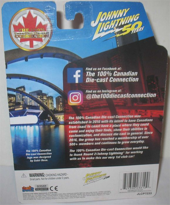 Johnny Lightning - 1999 Nissan Skyline GT-R (BNR34) - Exclusivo Canadá