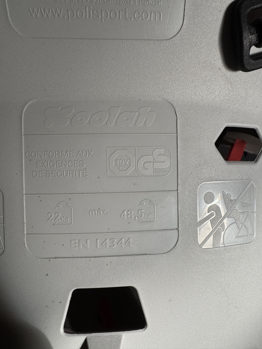 Suporte crianca bicicleta polisport