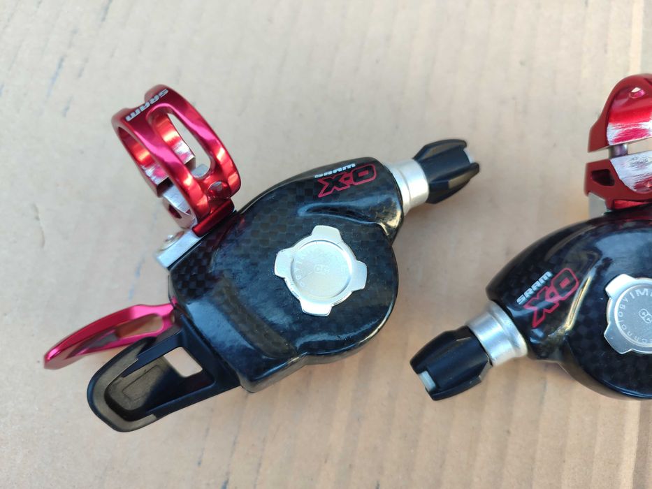 Manetki SRAM X.0 Trigger Carbon 3x9spd. Sram X0 XO X.O RED