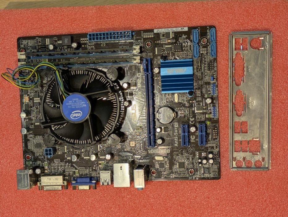 Комплект пк LGA 1155 asus p8h61-mx, Intel i5 2400, 8gb ddr3.