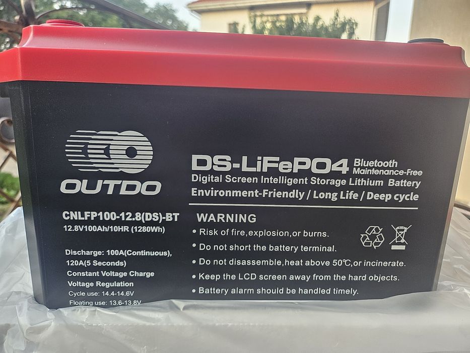 Акумулятор LiFePo4  OUTDO  12V 150Ah