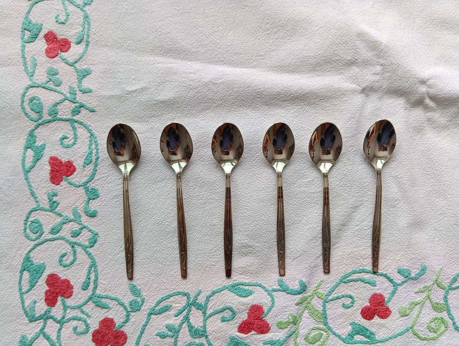 Hefra łyżeczki posrebrzane