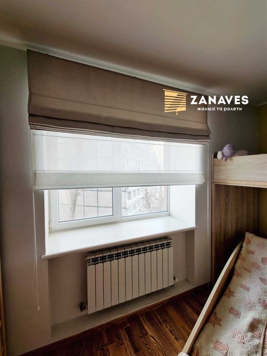 Римские шторы на все окна, жалюзи день ночь, рулонные шторы на заказ