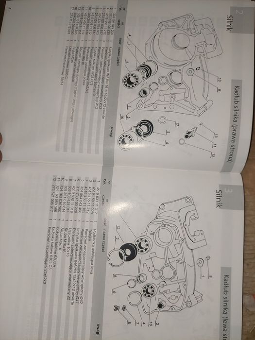 Instrukcja obsługi katalog czesci rama silnik jawa 350 ts