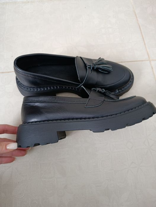 Лофери жіночі, шкіряні