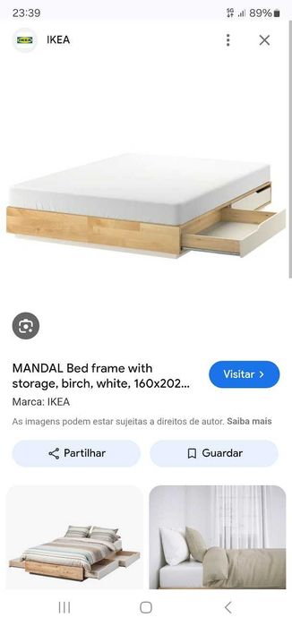 Estrado IKEA MANDAL 160 x 200