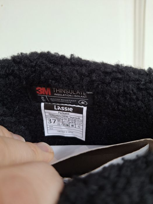 Теплі зимові чоботи для хлопчика. Lassie 37