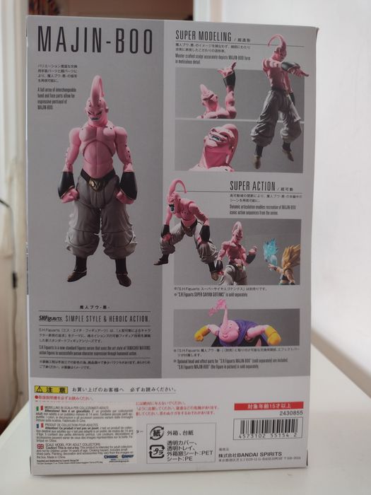 Dragom Ball S.H. Figuarts - Mr. Satan, Majin-Boo e Nappa