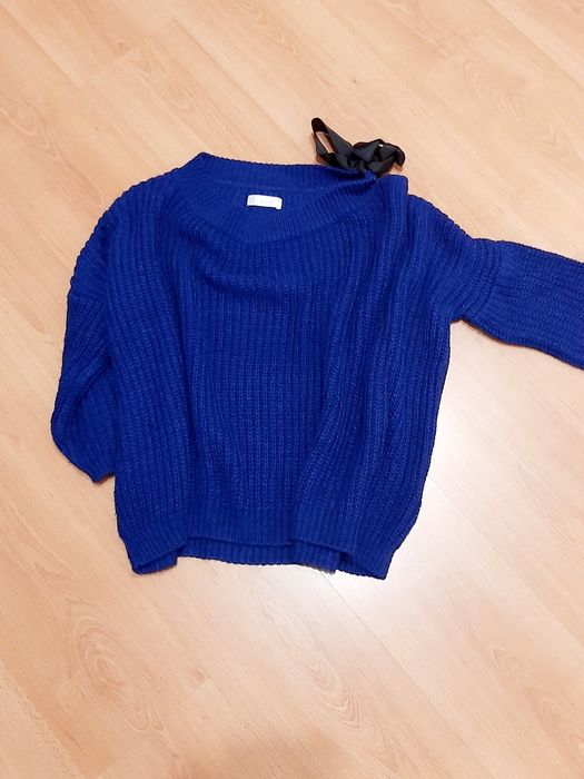 Sweter szafirowy l/xl