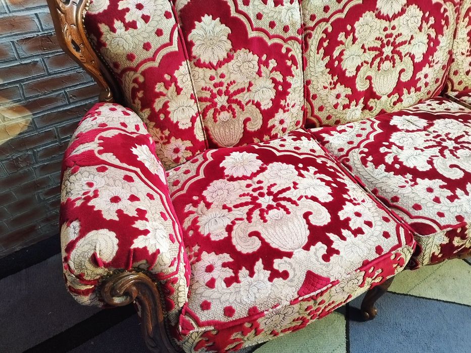 piękna sofa Barok 3 osobowa Antyk Vintage