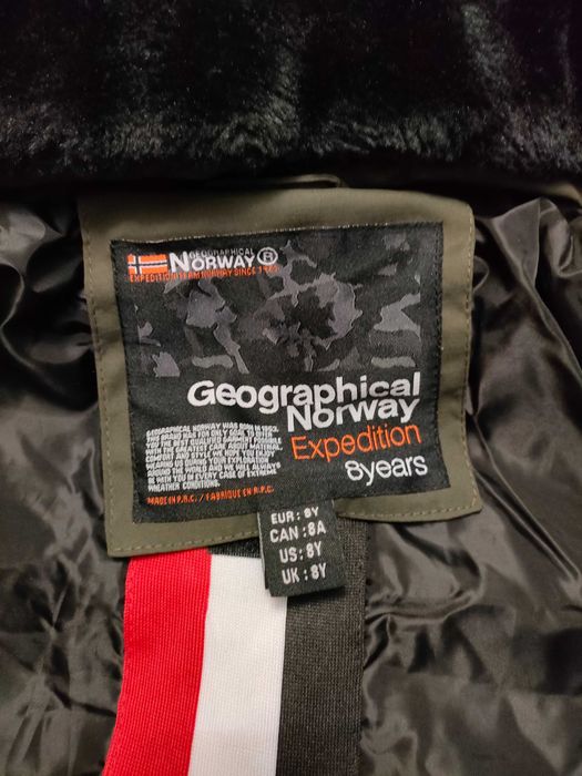Kurtka puchowa, zimowa, parka, Geographical Norway Expedition, NOWA