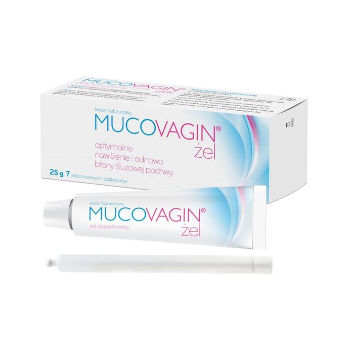 Mucovagin Żel dopochwowy 25g gojenie - długotrwałe nawilżenie