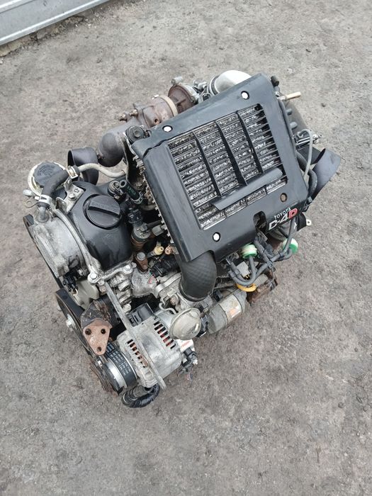 Двигун Мотор Двигатель Тойота Яріс Toyota  Yaris 1.4 D4D Турбо Дизель