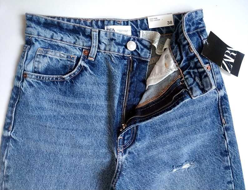 Джинси Zara рвані жіночі Голубі Турція р. 38/М