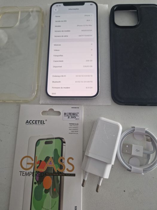 Vendo iphone 12 pro max em estado muito bom