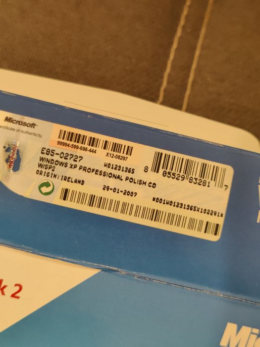 Windows XP Professional PL Box z service pack 2