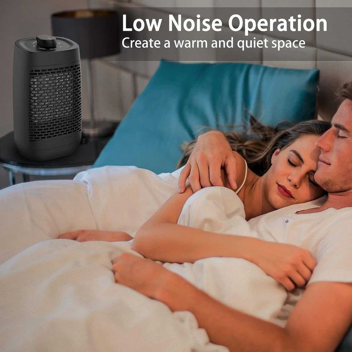 Termowentylator ceramiczny z termostatem