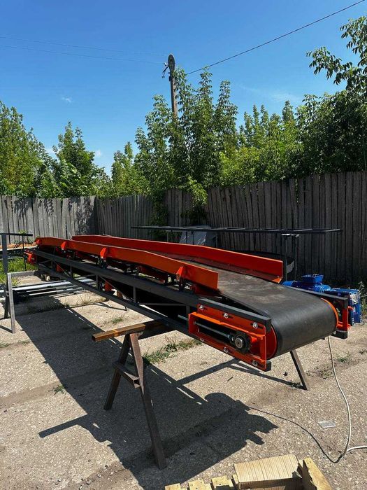 Ленточный транспортер, конвейер, стрічковий, навантажувач, погрузчик