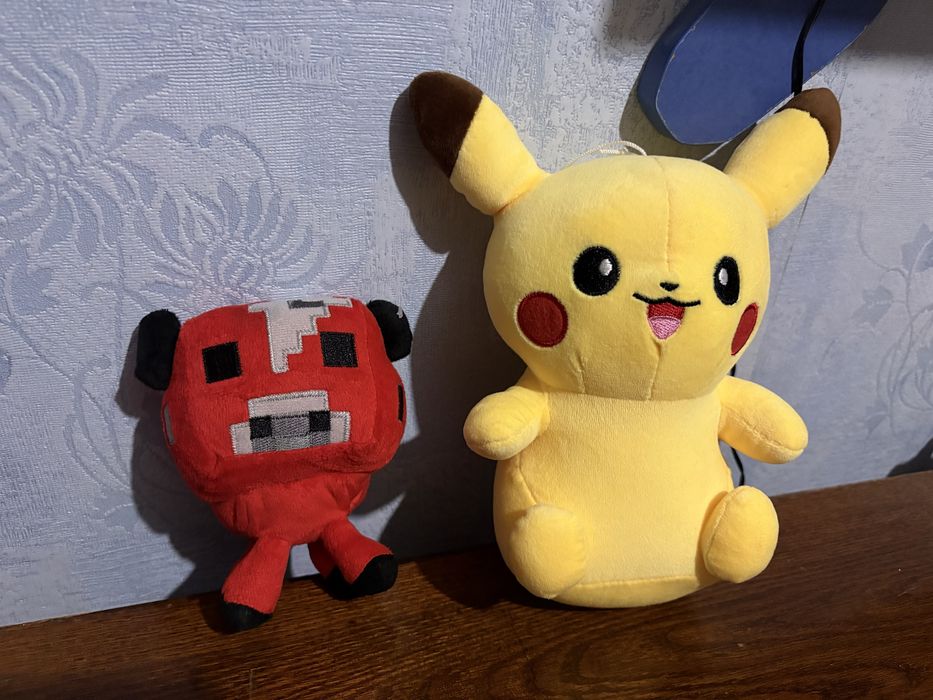 Іграшка Бик Майнкрафт Бык Пікачу пикачу Стіч Стич Мишка ретро