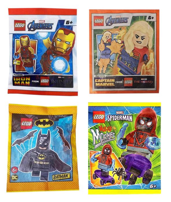 LEGO Super Heroes zestaw foilpack 4szt. - H05