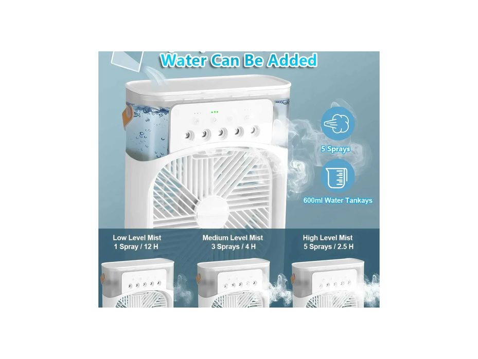 Klimatyzator wentylator CHŁODZĄCY z mgiełką