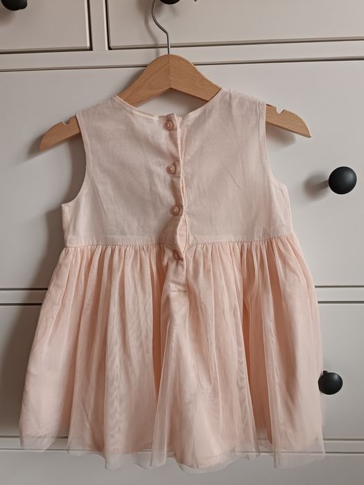 Elegancka sukienka hm r. 80 9-12 mcy